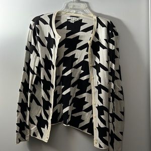 Black and white sweater